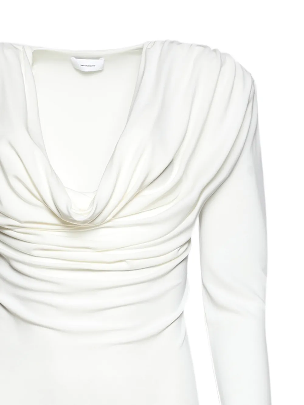  Wardrobe.nyc Cowl-neck Long-sleeve Top - Neutrals 