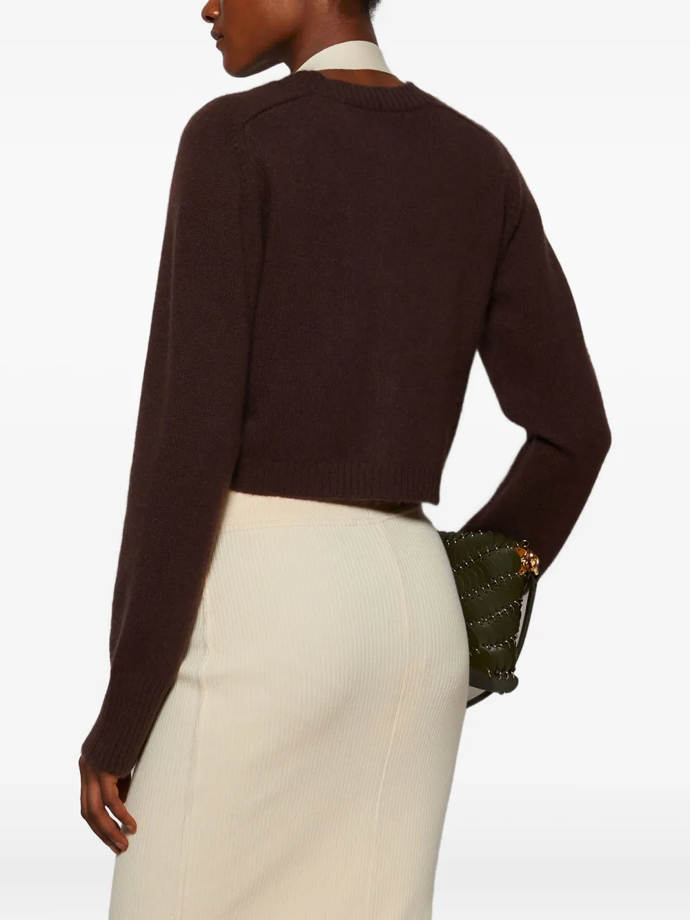 LouLou de Saison Vest met knopen Bruin