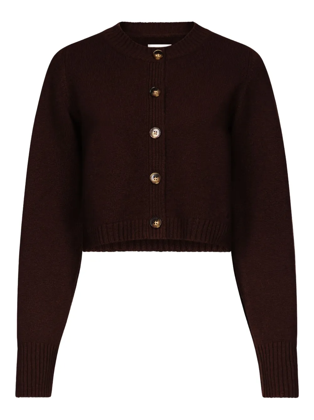 LouLou de Saison buttoned cardigan | Brown | Image 1