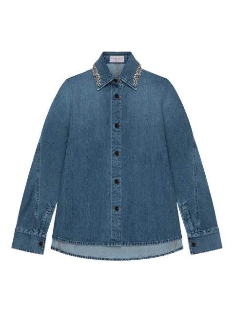 Givenchy camisa con detalles de cristal