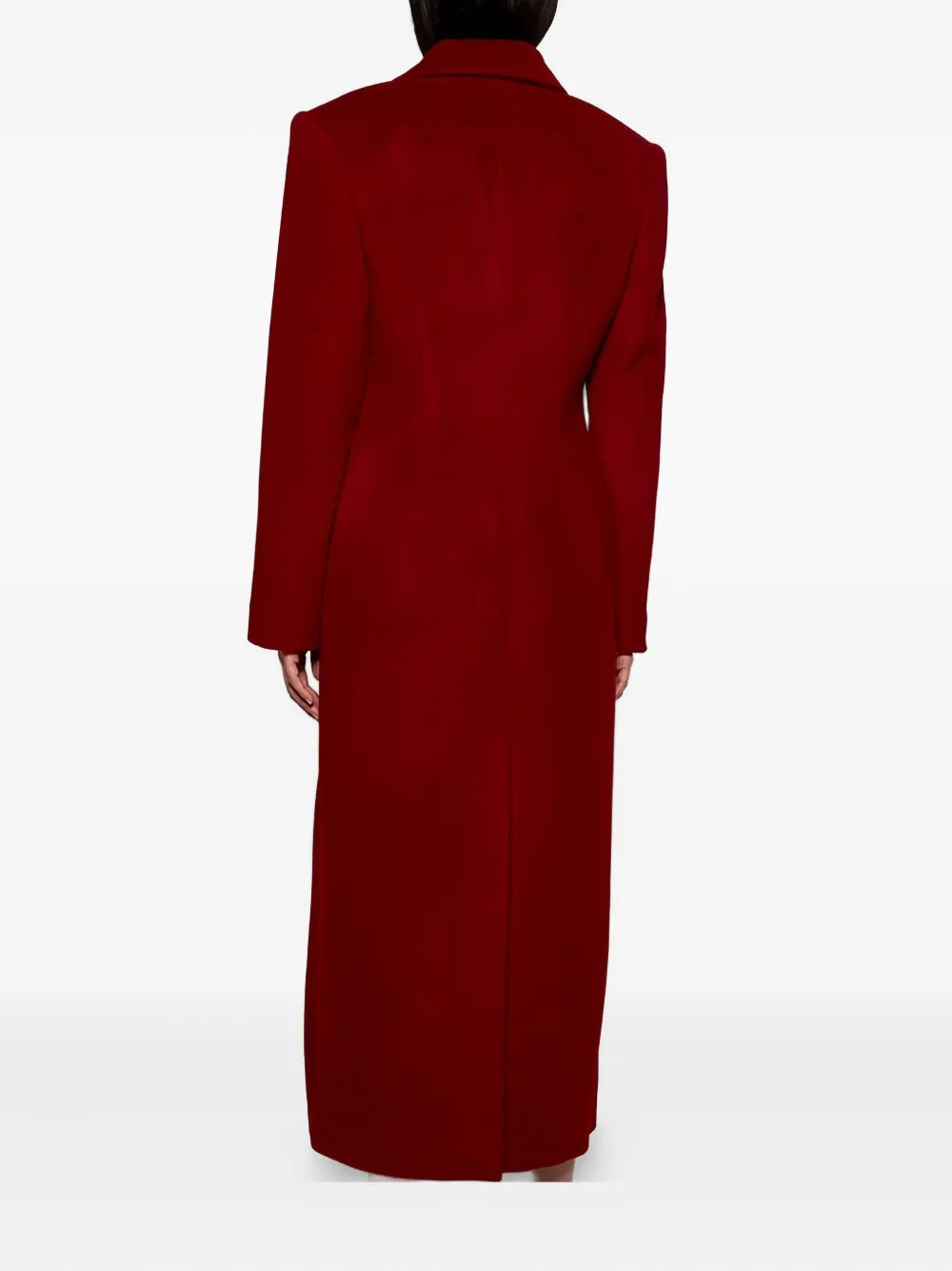 Tove Vonnie Notched-lapels Coat In Red