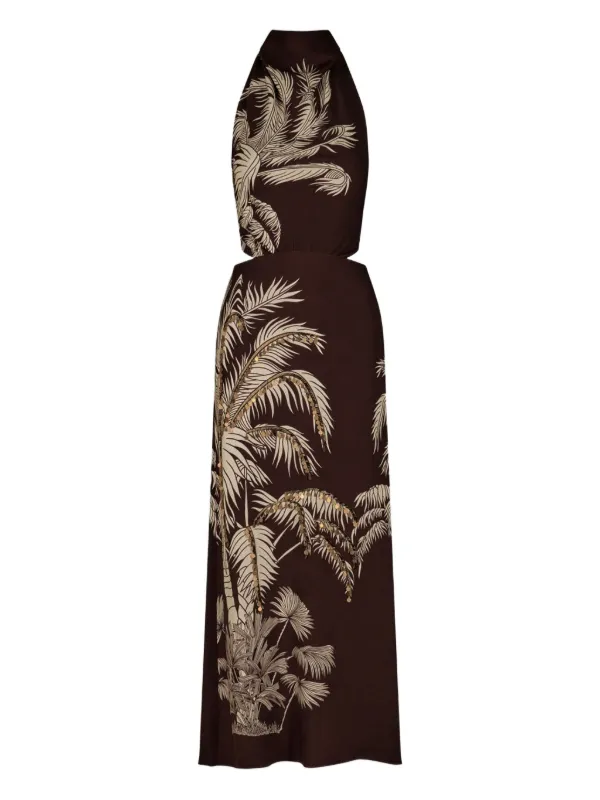 johanna ortiz brown dress Women's Designer Dresses