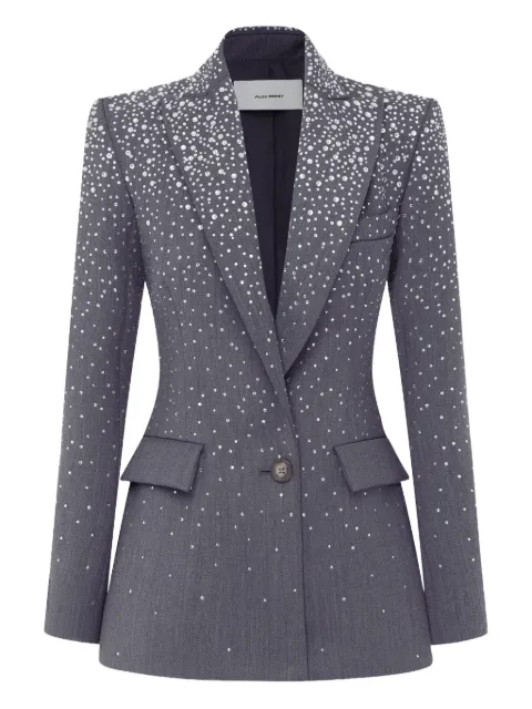 Alex Perry crystal-embellished single-breasted blazer