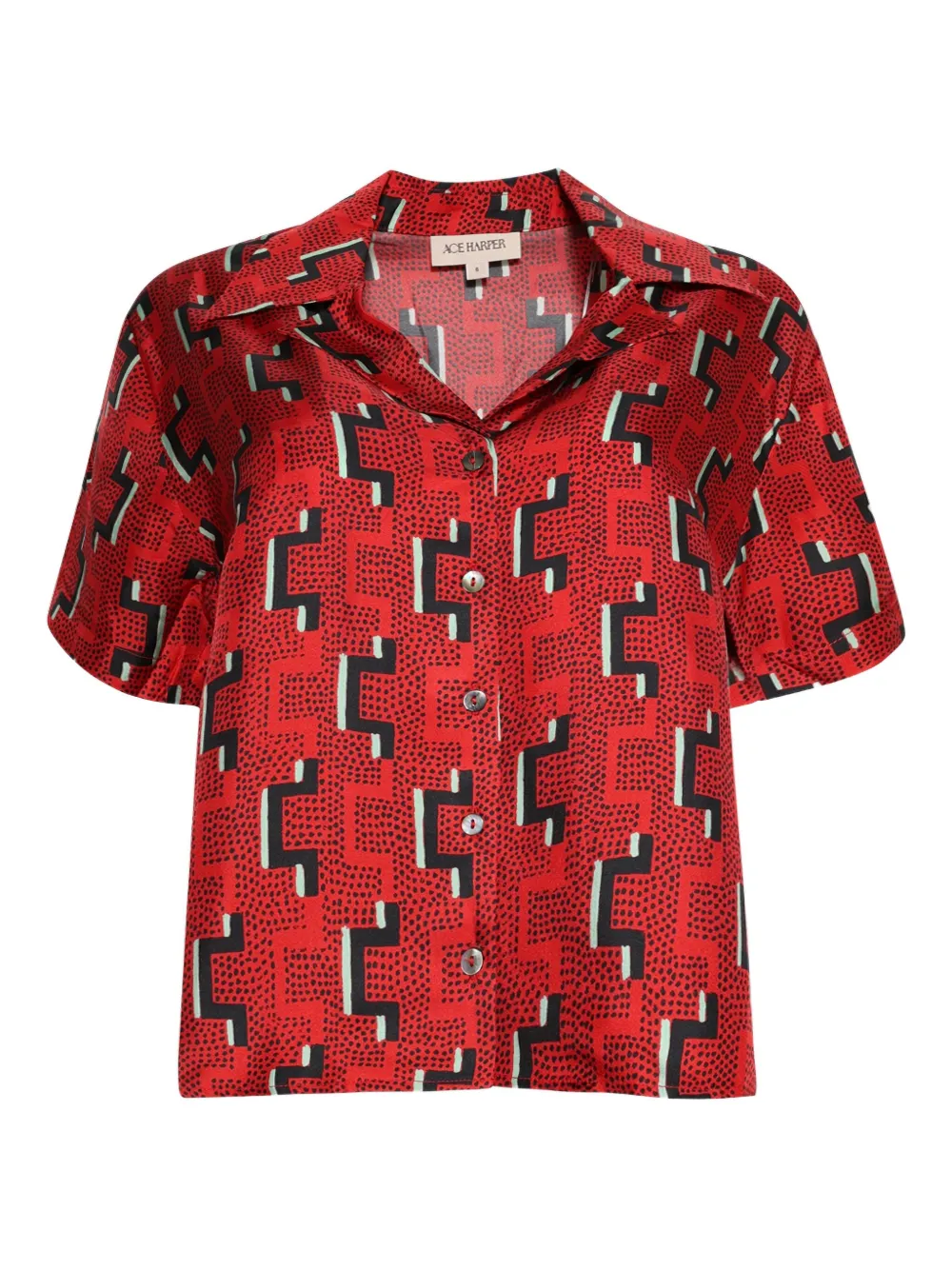 ACE HARPER short-sleeve shirt | Red | Image 1