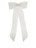 Gigi Burris Millinery Grace bow wrap veil - White