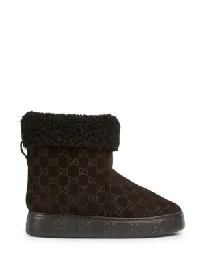 Gucci faux-shearling Ankle Boots | Neutrals | FARFETCH Gucci faux-shearling Ankle Boots | Neutrals | FARFETCH