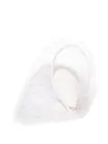 Gigi Burris Millinery Double veil headband - White