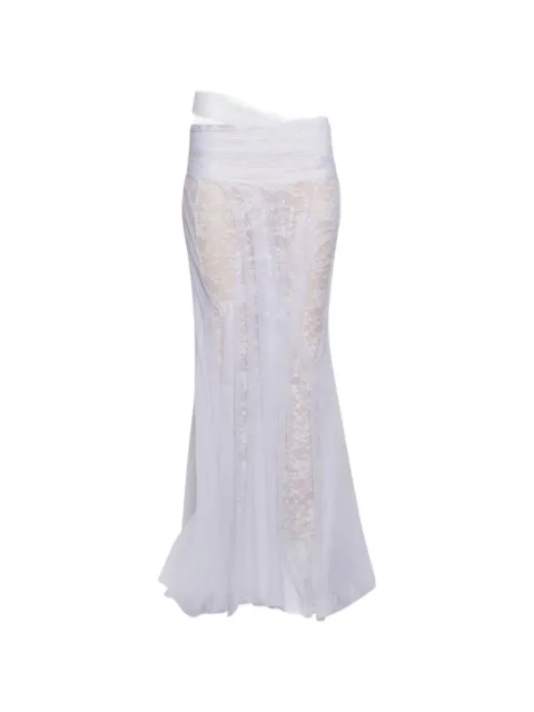Di Petsa Ethereal Bloom lace maxi skirt