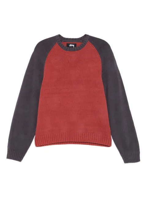 Stüssy raglan-sleeve sweater