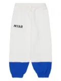 Myar logo-print track pants - White