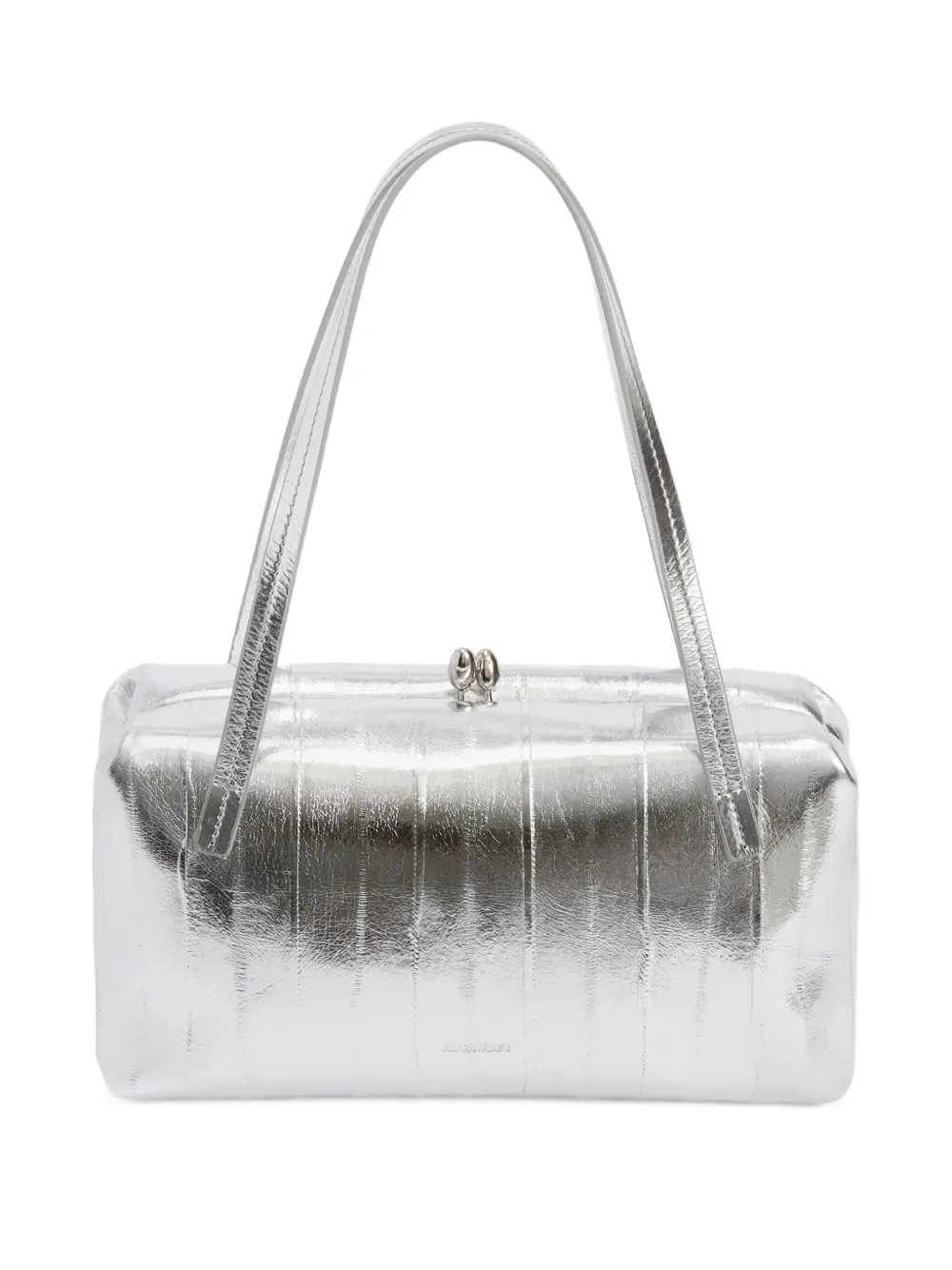Jil Sander Goji Pillow kleine shopper Zilver