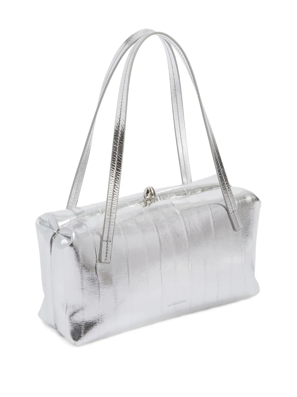 Jil Sander Goji Pillow kleine shopper Zilver