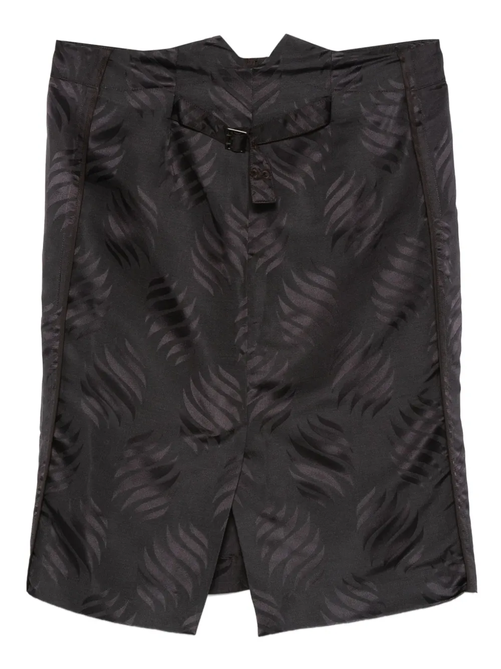 Gucci Pre-Owned 2000s zijden rok met wervelend patroon - Paars
