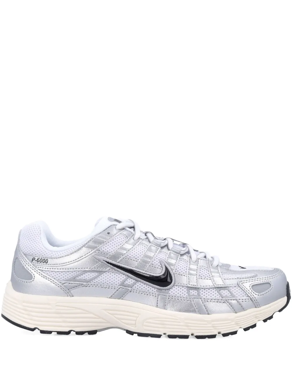 Nike P-6000 mesh-panelled sneakers Silver