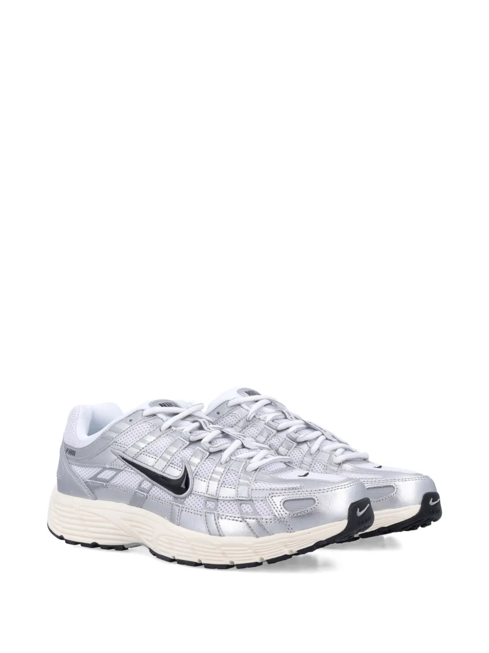Nike P-6000 mesh-panelled sneakers Silver