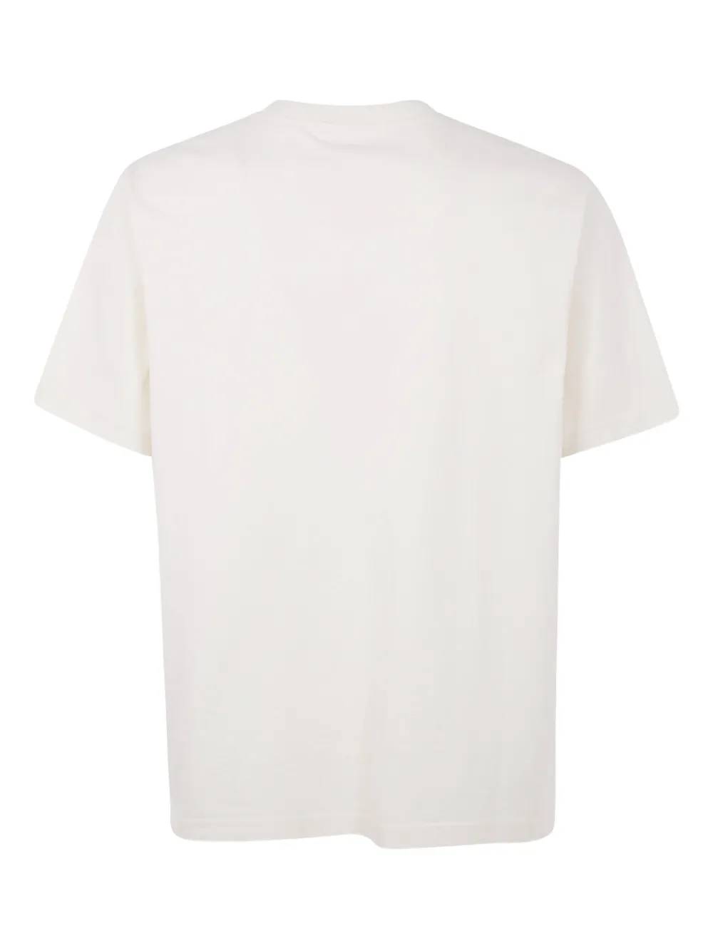 Maison Kitsuné Fox Head embroidered T-shirt Beige