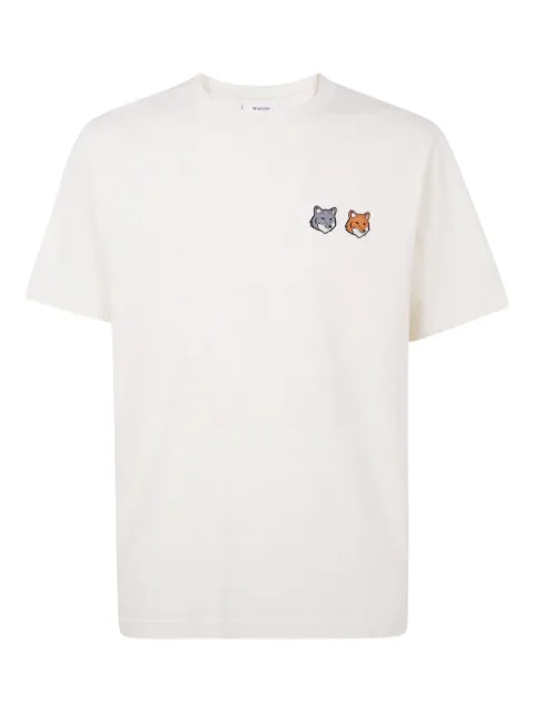 Maison Kitsuné Fox Head embroidered T-shirt