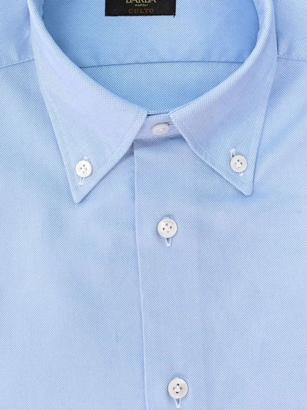 Barba Button-down overhemd Blauw