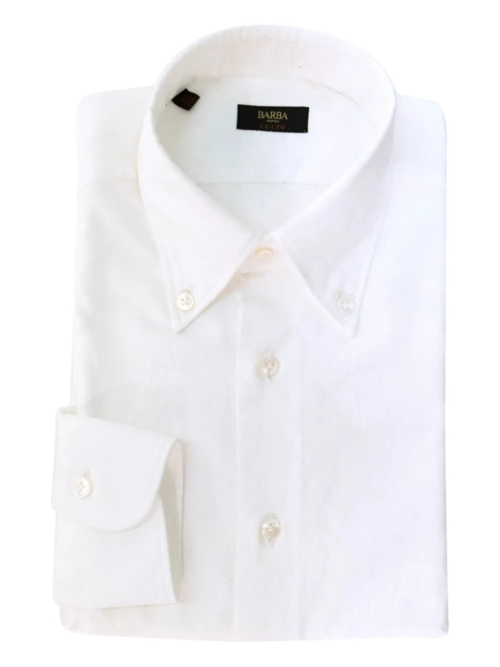 Barba Button-down overhemd Wit