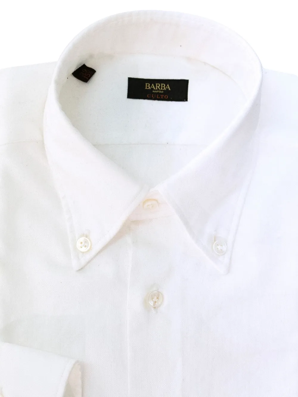 Barba Button-down overhemd Wit