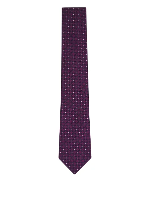Brunello Cucinelli geometric-print silk tie