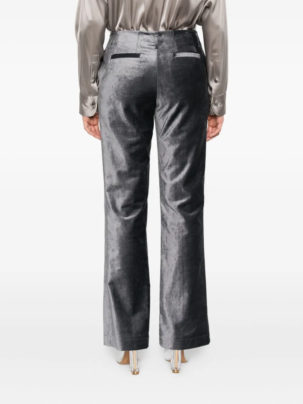 Forte Forte Velvet Trousers In Black