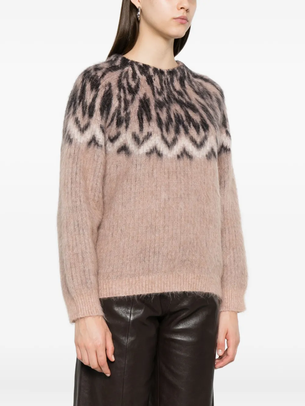 Forte Forte Fairisle Pattern Sweater In Multi