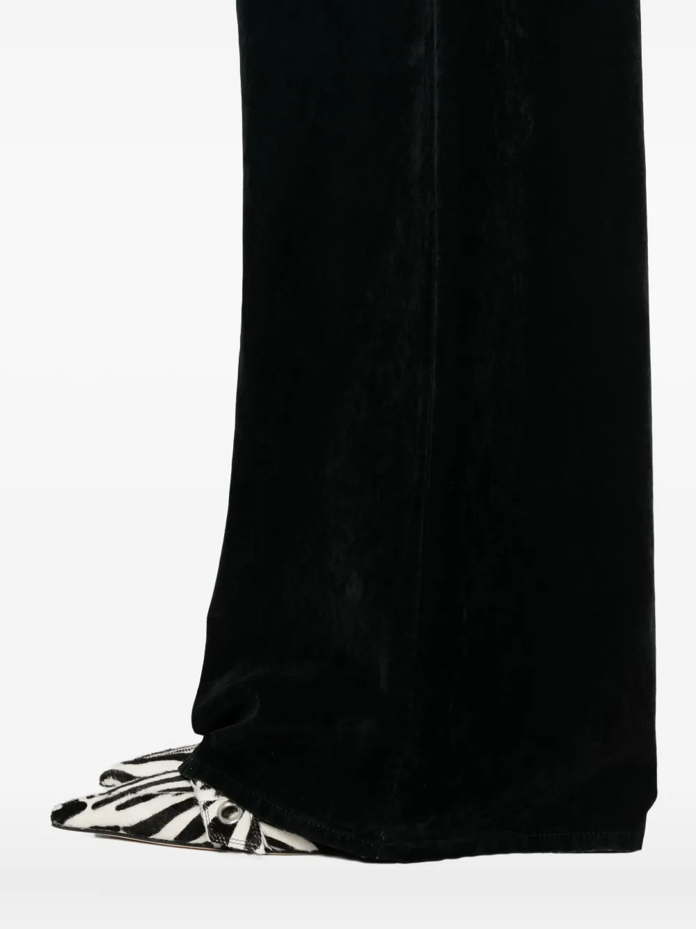 Forte Fluwelen broek Zwart