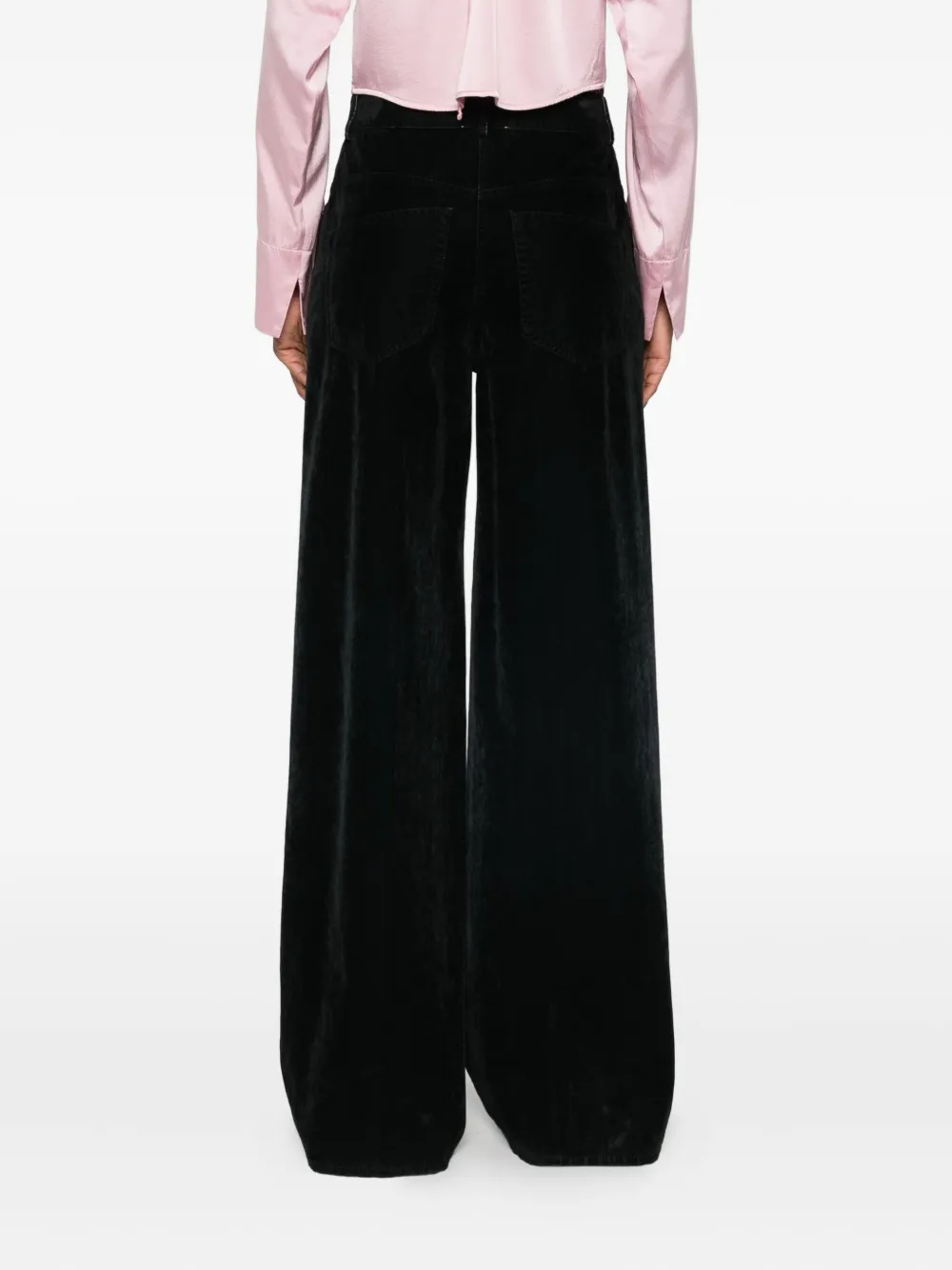 Forte Fluwelen broek Zwart