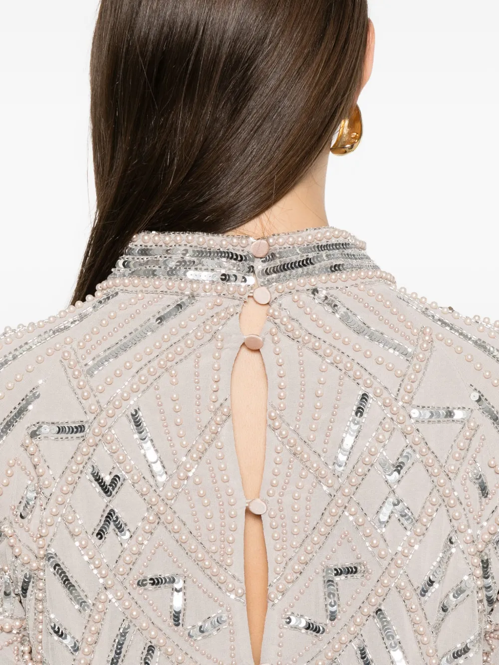 Forte Forte Sequin-embellished Top In Neutral