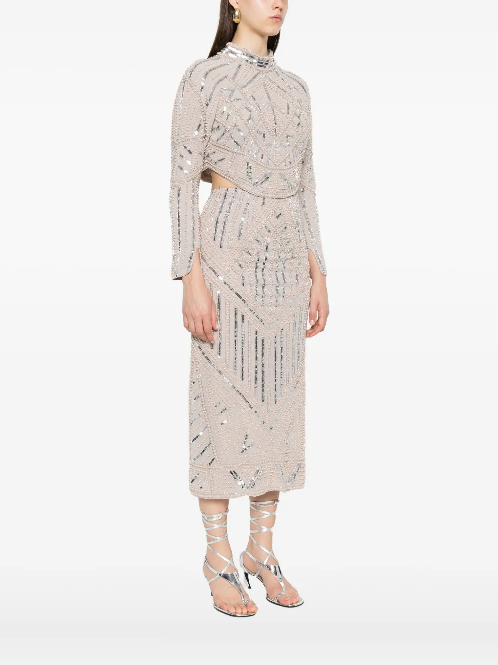 Forte Forte Sequin-embellished Top In Neutral