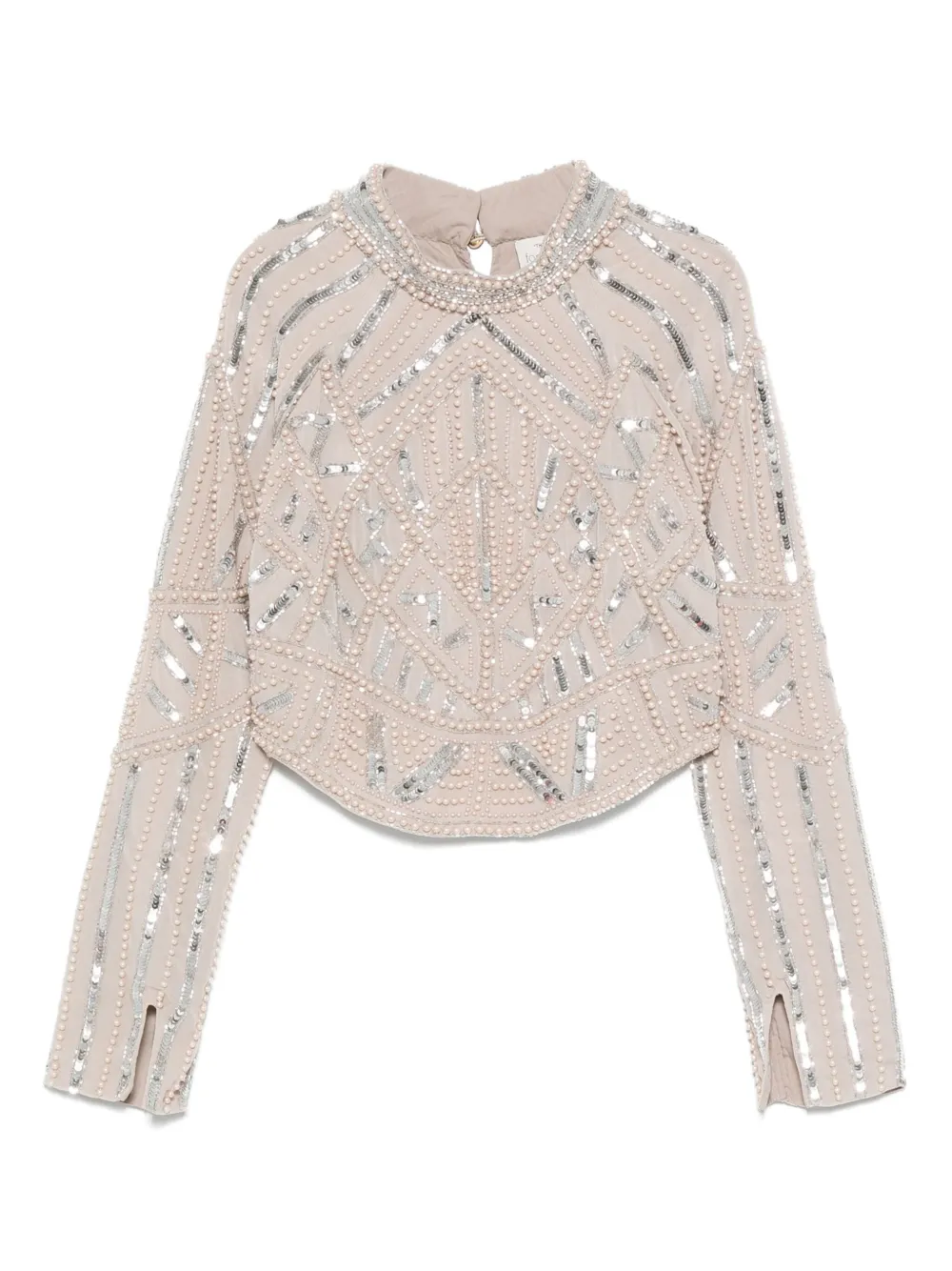 Forte Forte Sequin-embellished Top In Neutral