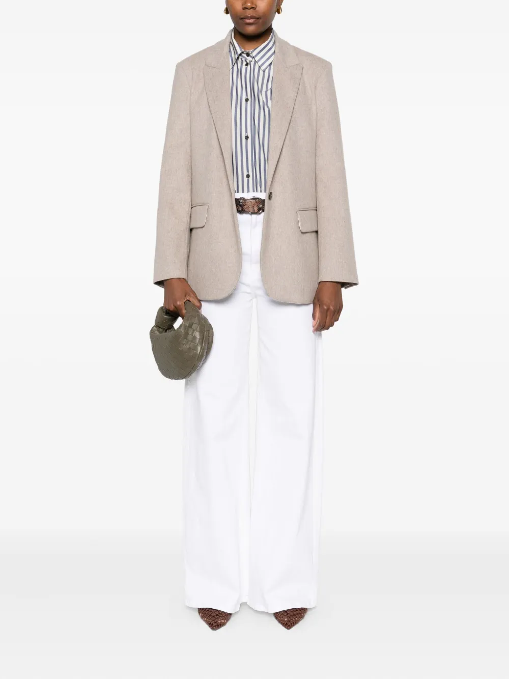 Forte Forte single-breasted peak-lapels blazer | Blazers | Image 2