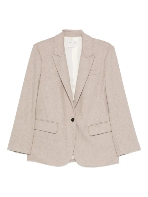 Forte Forte single-breasted peak-lapels blazer