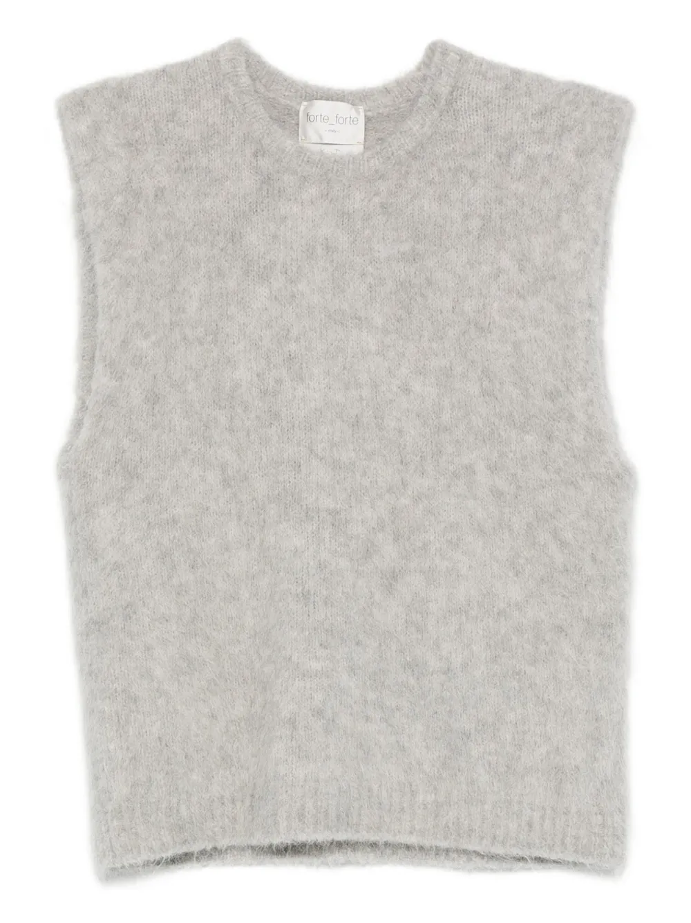 Forte Forte sleeveless  knit tank top | Grey | Image 1