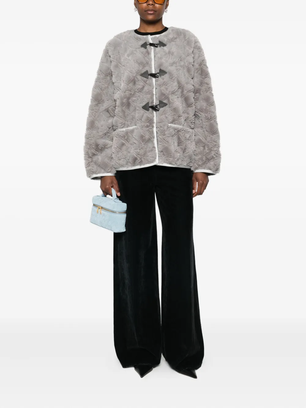 Forte Forte toggle-fastening textured jacket | Faux Fur & Shearling Jackets | Image 2