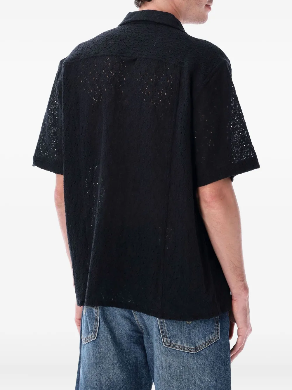 Corridor floral-lace short-sleeve shirt | Women | Image 2