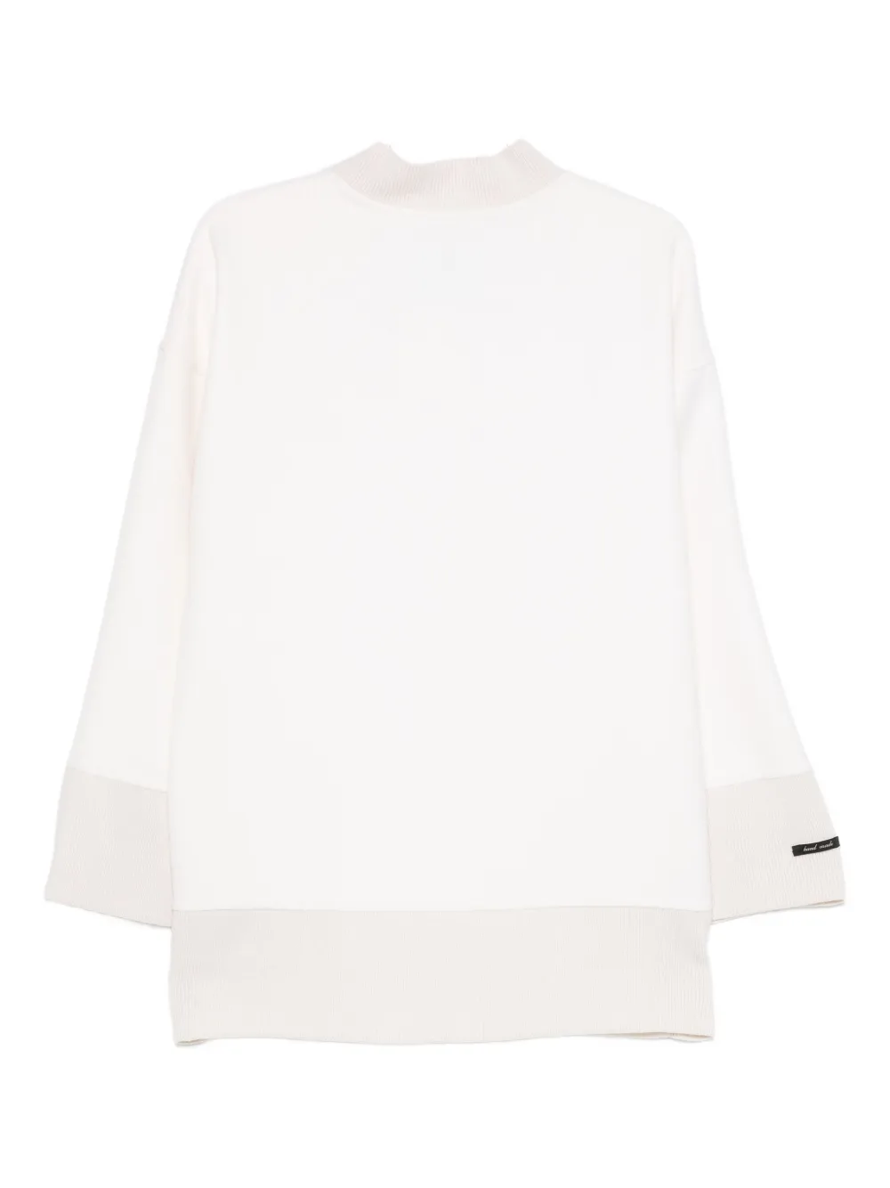 Manzoni 24 Jas met lange mouwen en rits Beige