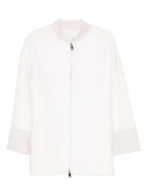Manzoni 24 long-sleeve zip-front coat