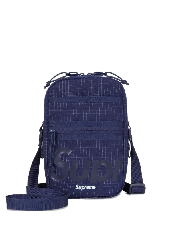 Supreme ショルダーバッグ ダークブルー Supreme ショルダーバッグ 青 - メルカリ