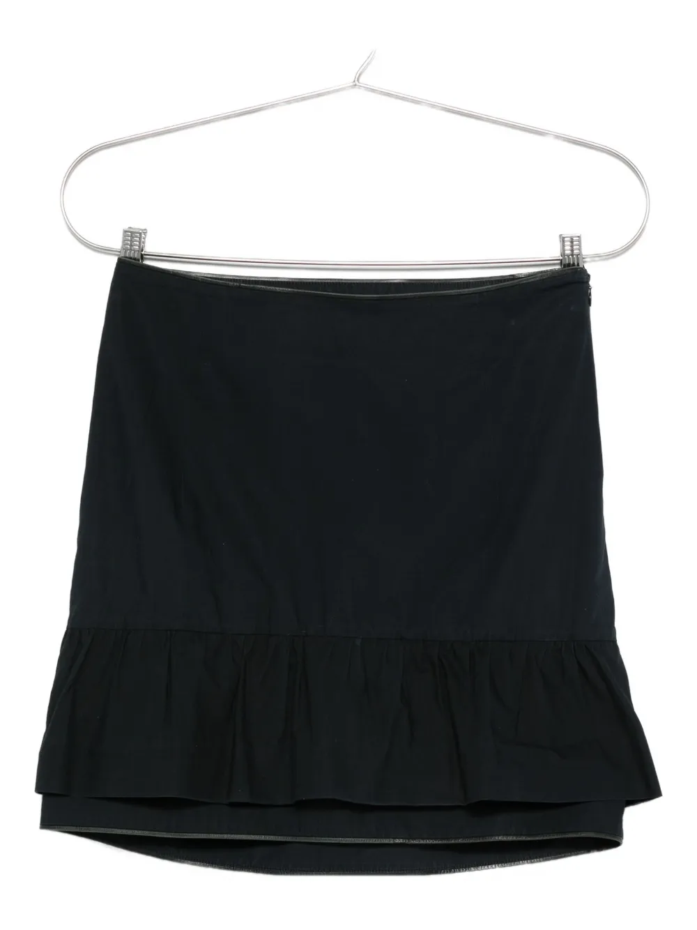 Marni Pre-Owned 2000s ruffled-hem mini skirt - Blu