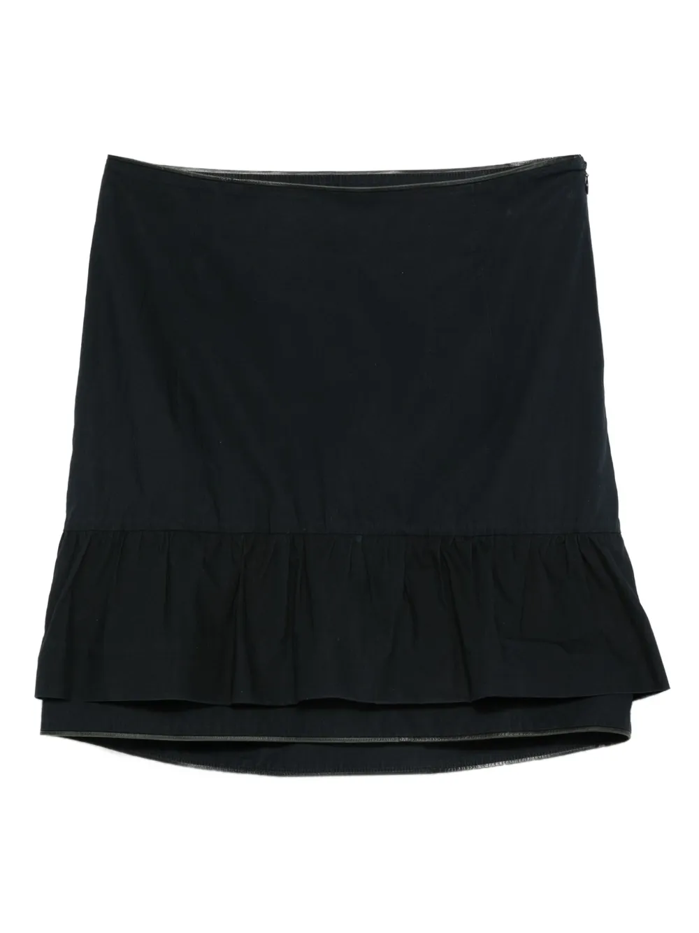 Marni Pre-Owned 2000s ruffled-hem mini skirt | Blue | Image 1