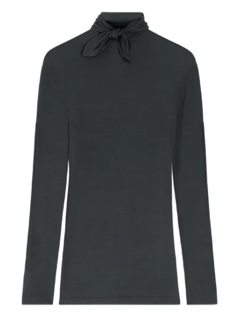 LEMAIRE neck-tie long-sleeve top