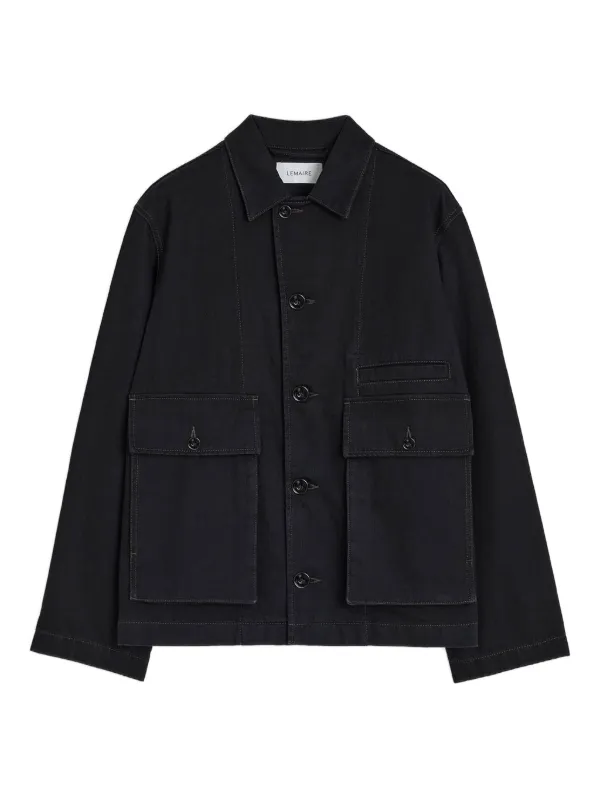 lemaire デニムジャケット　xxs black LEMAIRE デニムシャツジャケット | ブルー | FARFETCH JP