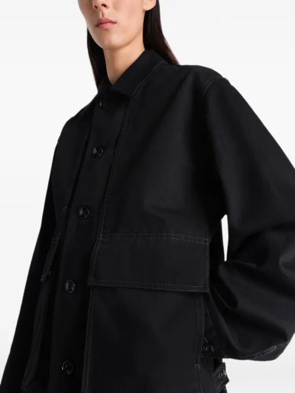 LEMAIRE ボクシー デニムジャケット | ブラック | FARFETCH JP