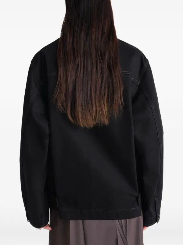 LEMAIRE Boxy Denim Jacket | Black | FARFETCH