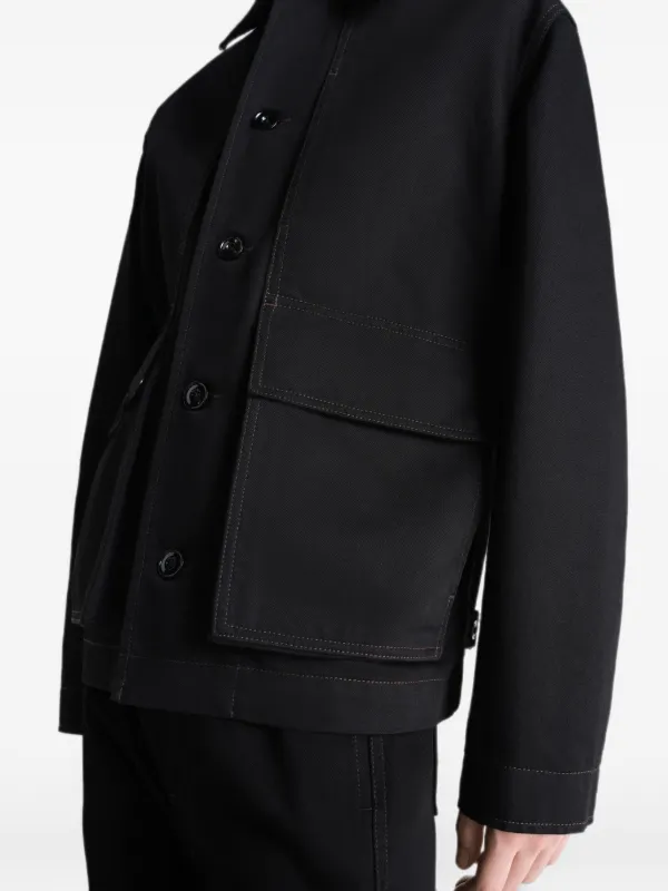 LEMAIRE ボクシー デニムジャケット | ブラック | FARFETCH JP