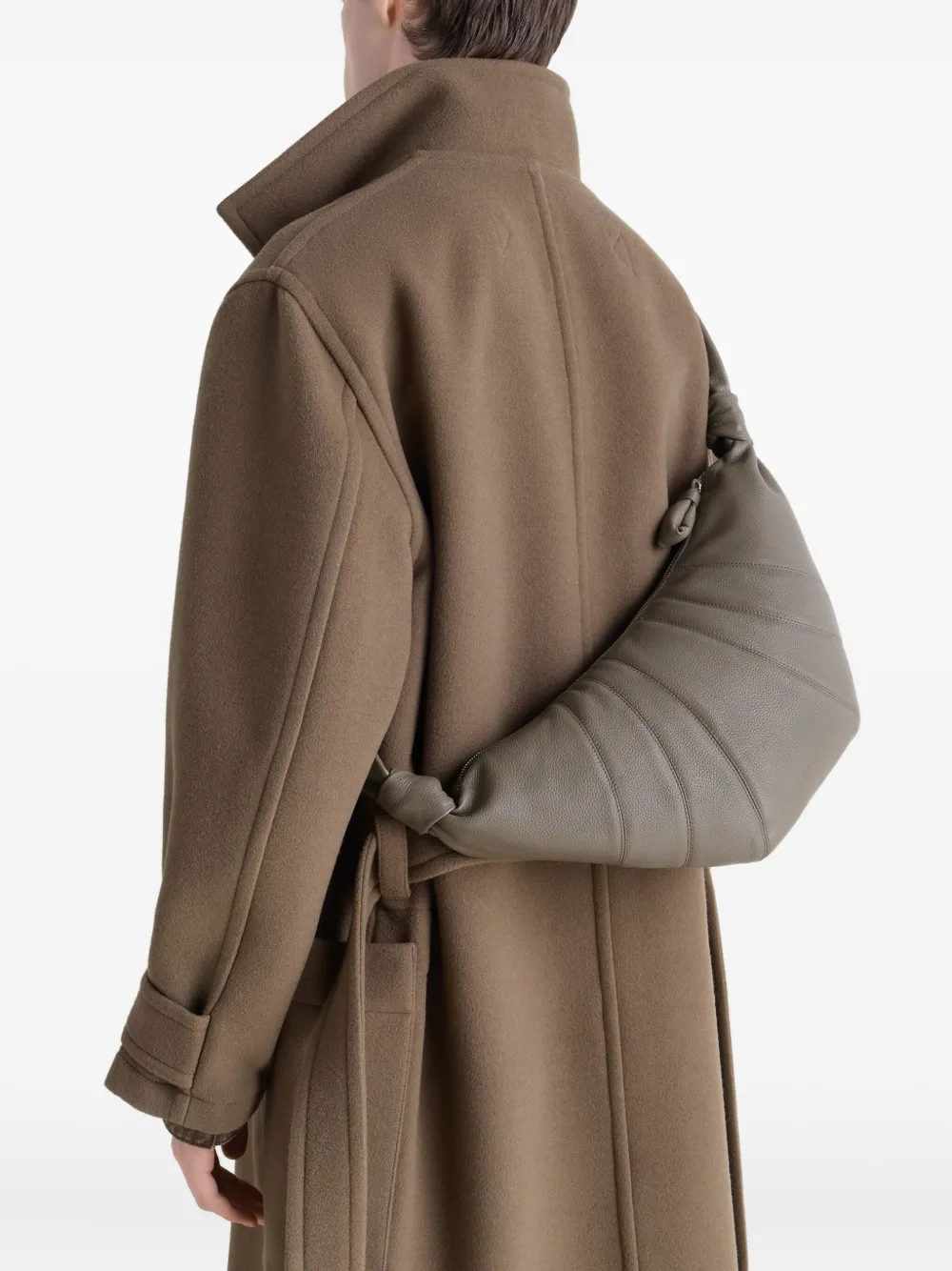 LEMAIRE Croissant medium schoudertas Bruin