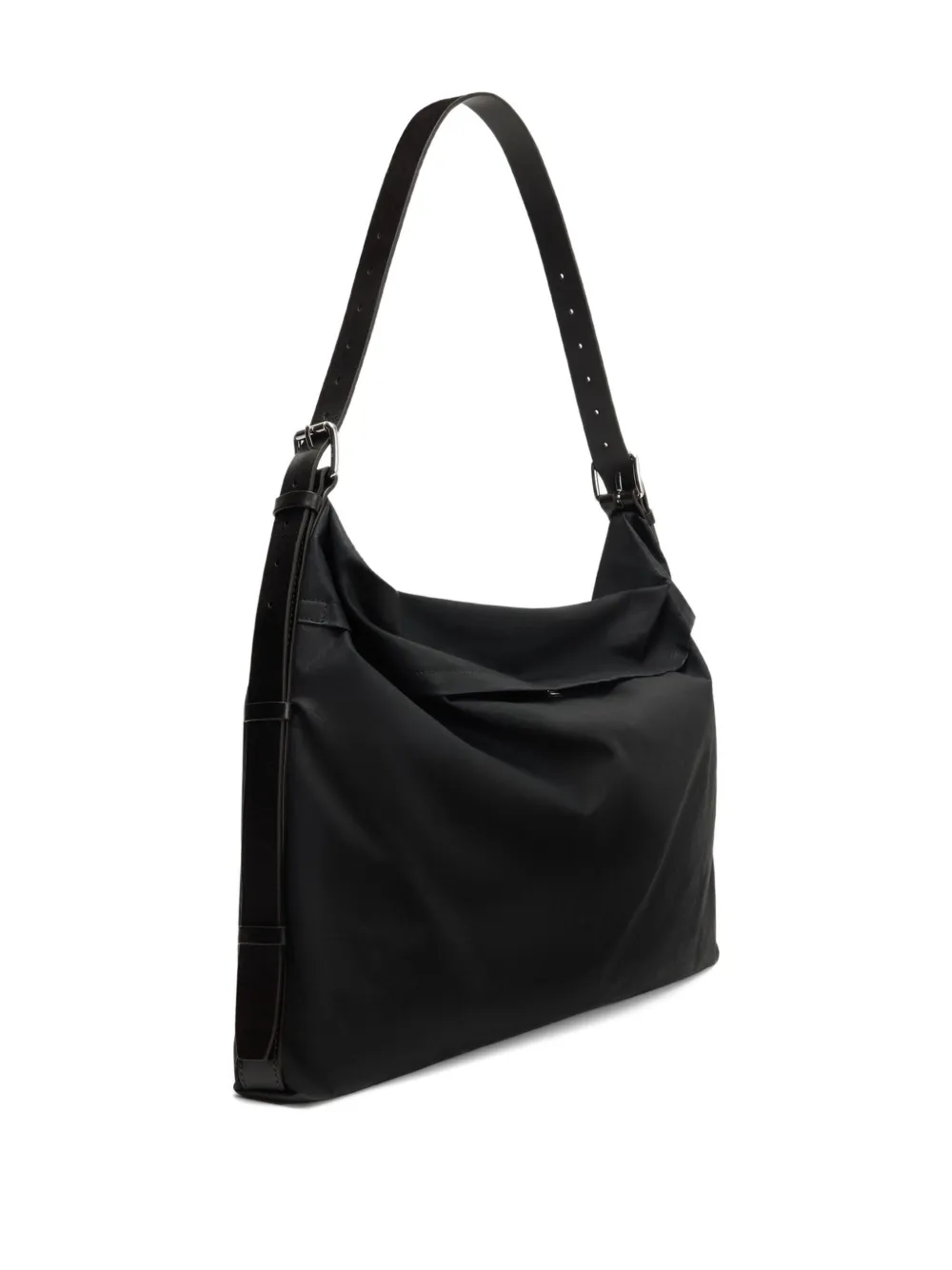 LEMAIRE Medium tas met leren bandje Zwart
