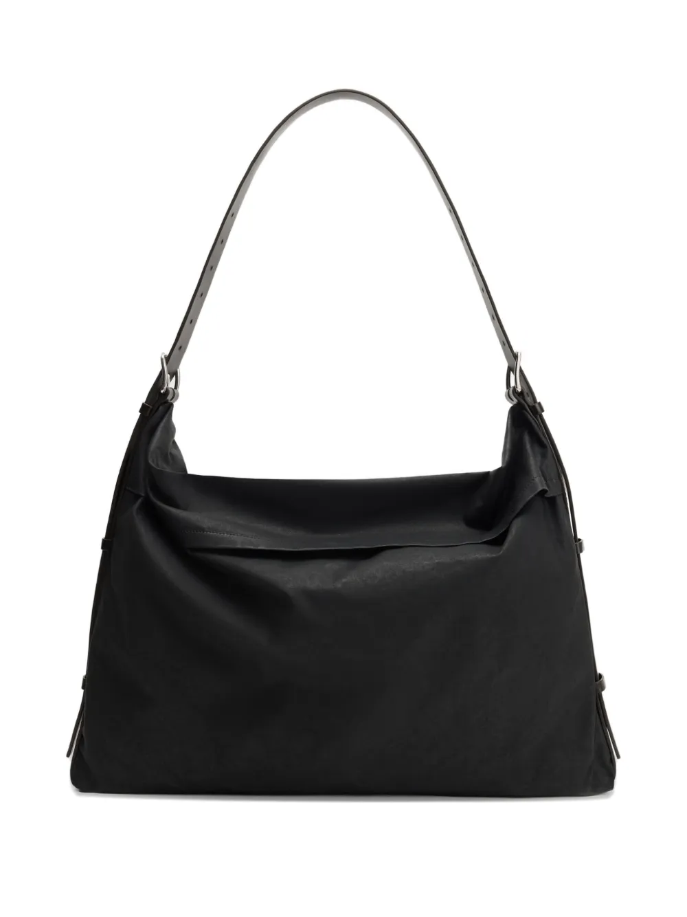 LEMAIRE Medium tas met leren bandje Zwart